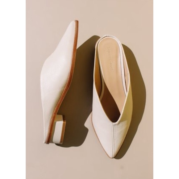 Paloma Wool Singapur Mules in Ecru Leather Size EU 40 - Picture 2 of 10